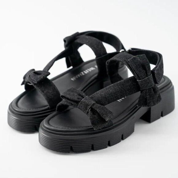 Stuart Weitzman Sofia Nolita Lug Sole Sandals - Size 7 - Picture 1 of 7